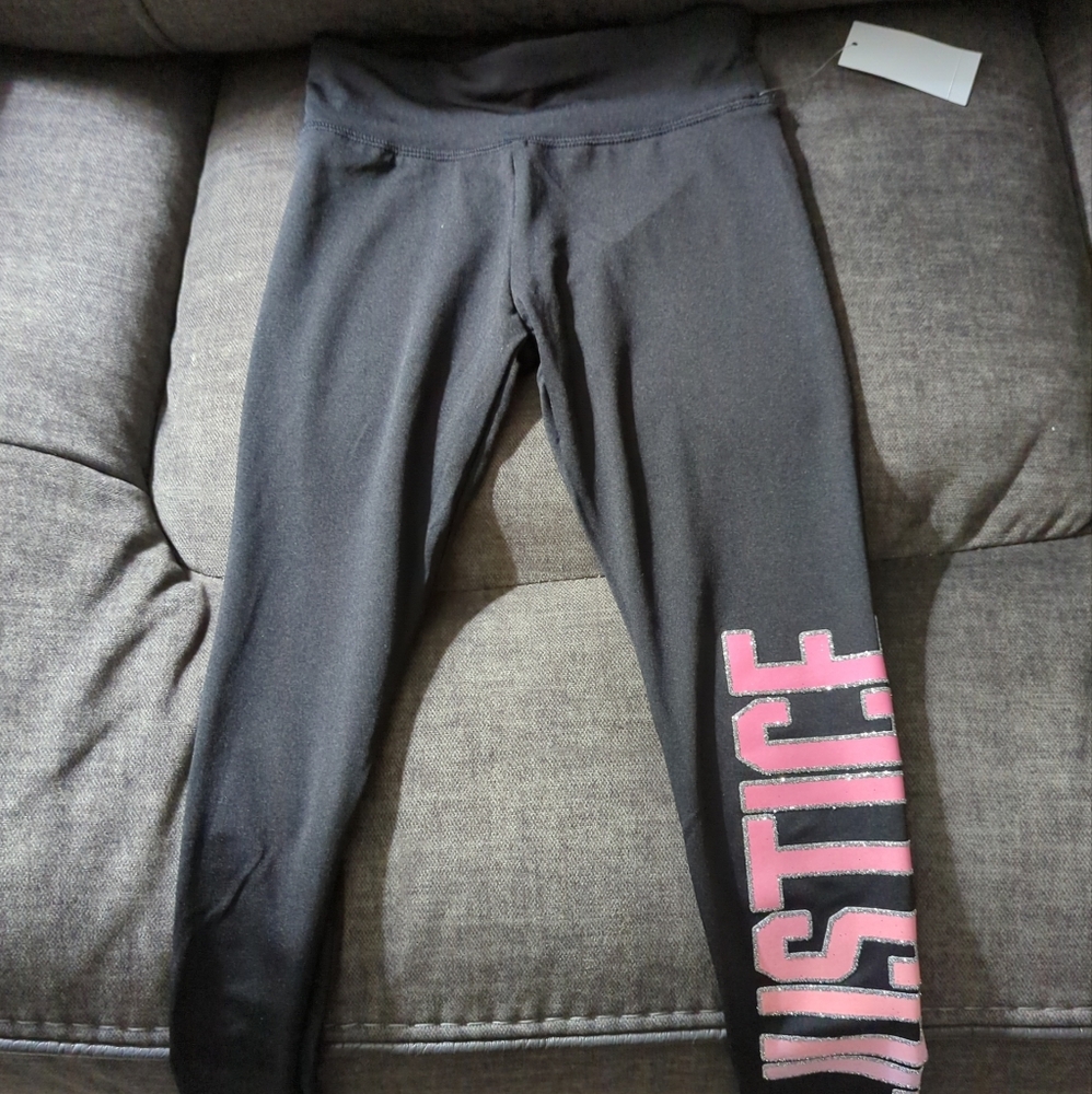 Girls leggings by justice size 7